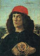Sandro Botticelli Portrait of a Man with a Medal oil painting on canvas